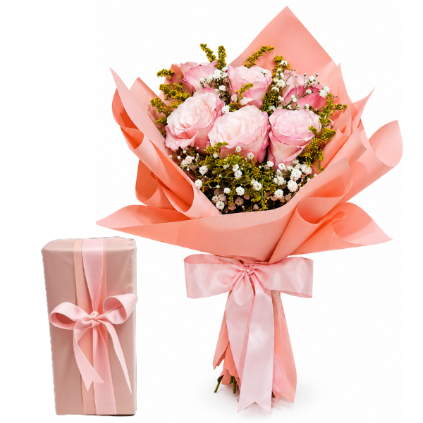 Buquê Deluxe Rosa